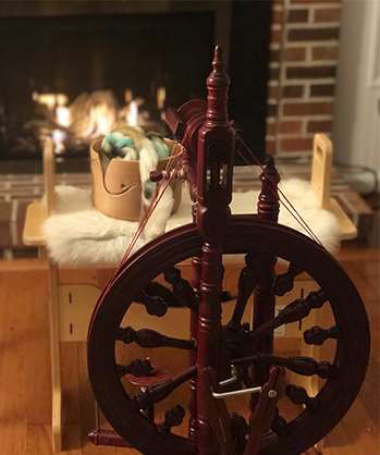 Picture of a spinning wheel